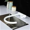 XJTNLB Rubinetto Lavello Cucina Pieghevole Bianco Miscelatore Cucina Sottofinestra Becco Girevole a 360° Miscelatore Monocomando Cucina-B