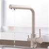 XJTNLB Miscelatore Lavello Cucina Rubinetto Cucina 3 Vie Avena per Sistemi Osmosi Rubinetto Girevole 3 in 1 Miscelatore Cucina per Acqua Potabile