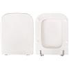 HYDRO HOME Copriwater compatibile/dedicato Erice Cesame legno rivestito in resina poliestere Bianco by HYDRO HOME