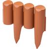 Prosperplast Prosper Plast 2.5 m plastica Prato Border Edge, in Colore Terracotta