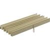 DecHome - Copertura Gazebo 4x3 m Pergola in Poliestere Traspirante Beige con 10 Fori di Drenaggio
