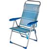 Garden Deluxe SEDIA POLTRONA PIEGHEVOLE IN ALLUMINIO SUN CONFORT.