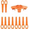 Chuancheng 11 PZ Lame di Plastica di Ricambio Trimmer Lame per WORX WG150 Erba Trimmer Parti Strumento Giardino