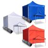 SNODEC Gazebo RAPIDO RICHIUDIBILE Bianco 3X3 M Pieghevole A Fisarmonica Mercato TENDONE Senza Laterali