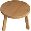 Generico Sgabello in Legno | Piedistallo Rotondo in Legno - Supporto per Piante da Esterno - da, Bagno, Balcone, Comodino