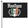 Generic Bandiere Da Giardino Irish Hooligan Banner Giardino Premium Bandiere Decorative Antivento Bandiera Da Cortile Per Fattoria Prato Feste 90X150 CM
