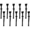 Luxuypon 10 pezzi di ricambio per tubo flessibile dell'olio compatibile con motosega Stihl 017 018 MS170 MS180 MS 170 180 1130 647 9400
