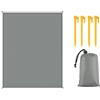 FANSU Coperta Picnic Impermeabile, 200x200Anti Sabbia Telo Mare Grande, Portatile Telo Picnic Telo Mare Grande per Spiaggia,Campeggio,l'Escursionismo,Viaggi (200x200cm,Grigio)