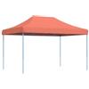 vidaXL Tenda da Festa Pieghevole Pop-Up Terracotta 410x279x315 cm