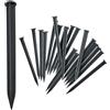 Garronda Picchetti Plastica 18 cm per Recinzione Giardino Esterno, Set 50 Pezzi, Chiodi Fissaggio Bordura Giardino, Accessorio Recinzione Aiuola GD-JBM-Bolt