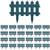 vidaXL 25x Bordature per Prato Design Tradizionale ad Incastro Robuste Eleganti Bordo Giardino Recinzione Confine Erba Aiuole Verde 10 m in PP