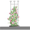 Generico Traliccio Per Piante | Griglia Fiori per Piante Rampicanti da Esterno,Supporto con Pali in Metallo Decorazione Esterna Interna per Edera Rose Domestiche Monstera Pothos