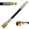 M&M Smartek Adattatore Quick-Click con M22 x 1,5 IG adatto per tubi ad alta pressione con pulitore Nilfisk, Alto HD