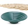 HERCHR Gold Pan Kit, 260 mm Setaccio d'oro da ABS Vassoio Setaccio Oro Kit Setaccio Dorato Vassoio con Setaccio Classificatore per Estrazione Mineraria e Prospezione(Verde)