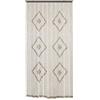 VERDELOOK | Tenda Legno per Interno ed Esterno, 100x220 cm, Naturale, Fili 66, con Motivo a Rombi, Tenda per Porta