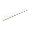 FT METALLI - Dissuasori Rigidi per Piccioni Anti Uccelli da Balcone - Spuntoni per Piccioni in Acciaio Inox MOD. 80 Aghi, 25pz x 1 mt per Qualsiasi Superficie