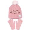 Pusheen the Cat Pusheen Beanie and Gloves Women Cat Rosa Cappello invernale a maglia
