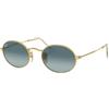 Ray-Ban 0RB3547 Occhiali da Sole, Blu (Gold), 53.0 Unisex-Adulto