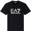EA7 Emporio Armani T-shirt Uomo Core Identity in jersey di cotone 7M001412AF22264 8033920024605-3XL Nero 3XL