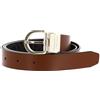 Calvin Klein Pelle cintura CK Must RD Buckle REV 2.5 Belt W125 Cognac/Brown Mono marrone reversibile