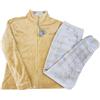 Ca Gi Sa Sorrento Pigiama Donna Invernale Coral in Ciniglia Caldo (XL, Maculato Grigio)