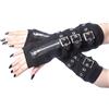 Poizen Industries Omega Armwarmer Unisex Copribraccia nero 95% cotone, 5% spandex