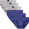 Avfora Slip da Uomo 6 Pezzi Taglie Forti Slip da Uomo Slip A Triangolo Cotone Traspirante 6XL 7XL 8XL,11,8XL