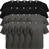 Fruit Of The Loom Valueweight T - Magliette a scollo rotondo, F140, confezione da: 3, 6, 9, 12 pezzi, XL - 20er Pack