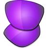 Saucer Lenti di ricambio premium per occhiali da sole Oakley Frogskins LX OOO2043, High Defense - Polarizzato viola, Taglia unica