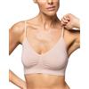 POMPEA 5 brassiere in microfibra spalla stretta seamless art. 89631552 (l/xl, skin)