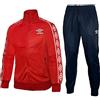 New Age Performance Umbro Tuta ragazzo Full Zip acetata Nuova Collezione Art. 65005 (XS (09/10 anni), rosso)