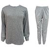 karel Pigiama Donna Lungo calibrato in Cotone Oversize Nuova Collezione Art. 4517 (Grigio, 60)