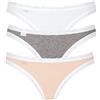 Sloggi 24/7 Weekend Tanga Confezione da 9 White Light Comb 42
