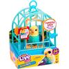 Little Live Pets My Really Real - Giocattolo parlante per uccelli e gabbia, indie, giocattolo interattivo a ripetizione, oltre 20 suoni e reazioni, giocattoli parlanti per bambini dai 5 ai 7 anni