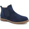 Evoga Stivaletti Polacchine Uomo Chelsea Invernali Scamosciati Scarpe Casual (Blu, Numeric_44)