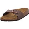 Birkenstock Madrid Sandali Unisex Adulto, Marrone (Mocca Nubuk), 44