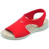 Valleverde calzature VALLEVERDE Sandalo Donna in Elastan CODICE 25322 - Rosso, 35
