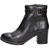 Valleverde Tronchetti Donna Valleverde17204 Pelle Nero o Marrone Calzature Casual | Calzatura da donna versatile e confortevole, ideale per lavoro, passeggiate, tempo libero e outfit quotidiani.