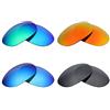 MRY 4 Paia polarizzate Lenti di Ricambio per Costa del Mar Harpoon Sunglasses-Stealth Nero/Rosso Fuoco/Blu Ghiaccio/Verde Smeraldo