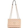 GUESS Giully Two Compartment Convertible Flap Light Beige