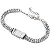 KWCLTH Regali personalizzati per papà Bracciale a maglie cubane con nome personalizzato per uomo Accessori a catena con biglietti