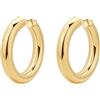 Brosway Orecchini Donna, Orecchini a Cerchio in Acciaio | Collezione AURA - BAU23