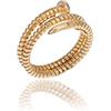 Sakrami Anello Donna Argento 925 Design Chiodo Avvolgente Stile Moderno - Scatola Personalizzabile con Dedica Incisa - Idea Regalo Ragazza Donna Compleanno Anniversario