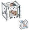 NINGAN Quadrato Più Foto Incanti Immagine Personalizzata Incanto 925 Argento Sterlina Perline Adatto Braccialetto Donna Collana Regalo Per Le Donne