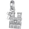 Generic Charms argento sterling 925 Notre Dame de Paris perline pendenti bracciali, collane donne, compleanno