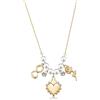 Brosway Collana Donna, Collana in Acciaio e Cristalli/perle con Simbolo Cuore | Collezione Chakra - BHKN184