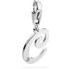 S'Agapõ Charm Donna in Acciaio e Cristalli con Simbolo Lettere | Collezione Happy - SHA181