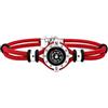 amorili - Bracciale in Corda con Bussola Nautica - Braccialetti Mare con Bussola - Bracciale Uomo Corda (Rosso)