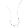 Sakrami Collana in Argento 925 con Quadrifoglio e Pietre - Gioiello Elegante Donna Ragazza - Idea Regalo Comunione Festa della mamma Compleano + Confezione Regalo Personalizzata