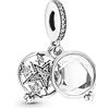 PANDORA 799640C01 - Ciondolo a forma di stella ingrandita, in argento Sterling con zirconi, misura unica, Argento sterling, Zirconia cubica
